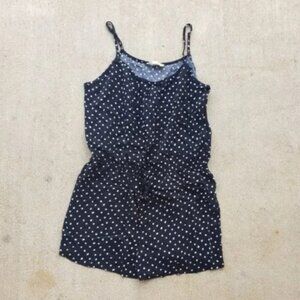 Forever21 Black and White Polka Dot Romper.